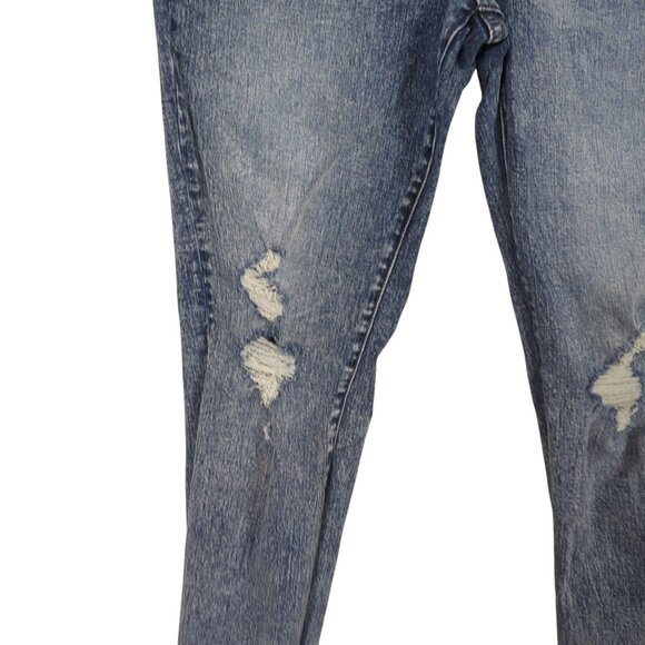 Boston Proper high-rise distressed straight leg Women's Jeans size‎ 10 - Picture 7 of 14